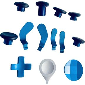 DigiKree 14 in 1 Metal Thumbsticks Accessories Kit for Xbox One Elite Series 2 Controller,Gaming Replacement Parts with Metal Mod 6 Swap Joystick, 4 Paddles, 2 D-Pads, 1 Tool,1 Bag (Gold) in Kuwait