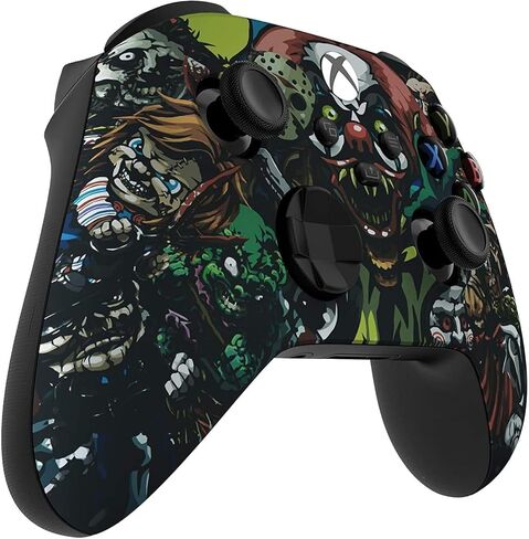 حزمة وحدة تحكم Custom Controllerzz - تتضمن وحدة تحكم لاسلكية مخصصة لأجهزة Xbox Series X/S وXbox One والكمبيوتر الشخصي وكابل USB-C المضفر وحامل وحدة التحكم وحقيبة حماية عالمية in Kuwait