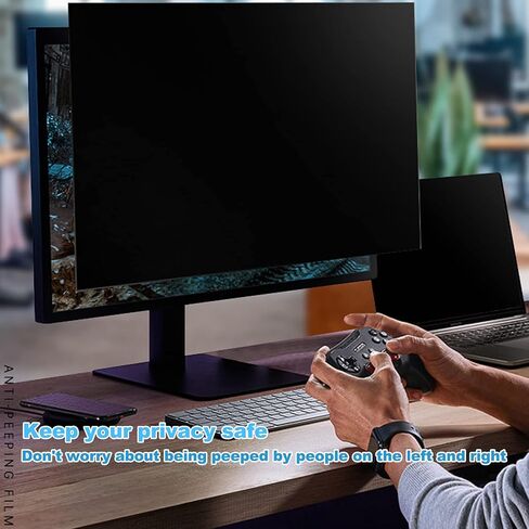 فلتر شاشة للخصوصية مقاس 24 بوصة - طبقة مضادة للوهج لشاشة الكمبيوتر، مضادة للخدش، تحجب 90% من الضوء الأزرق - لمسة نهائية لامعة غير لامعة، 24 بوصة (16:9) in Kuwait