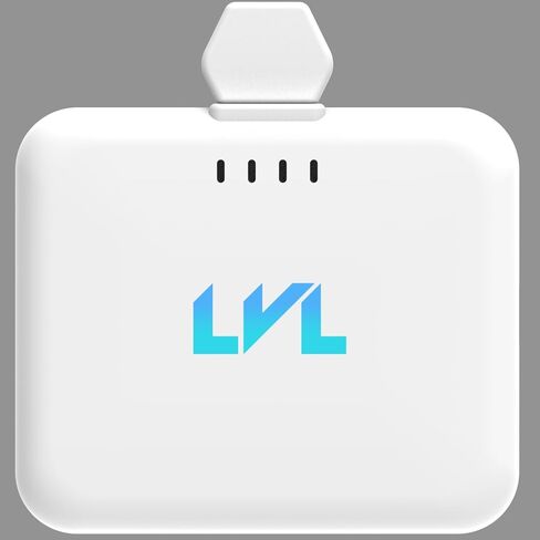 Spark Portable Charger for iPhone 17/16/15 USB C 2500mAh Power Bank with LED Indicators 2.4A Fast Charging Mini Portable Charger with Pass Through Technology LVL 25 (Black) in Saudi Arabia