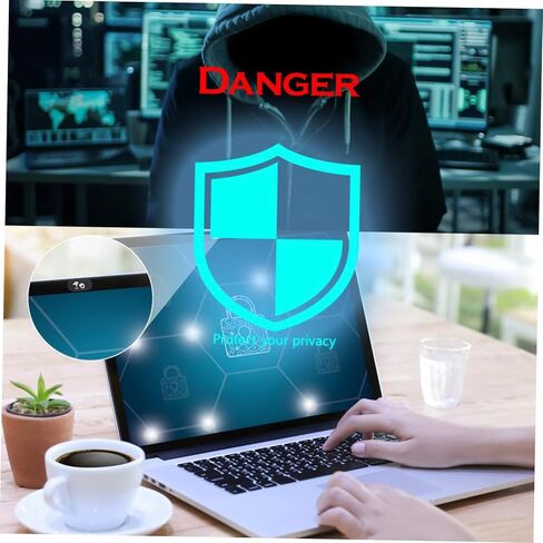 TEHAUX 6 قطع غطاء كاميرا ويب للخصوصية منزلق لأجهزة الكمبيوتر المحمولة رفيعة للغاية ومضادة للظهور تصميم الباندا اللطيف المتوافق مع الأجهزة اللوحية وأجهزة الكمبيوتر المكتبية in Kuwait