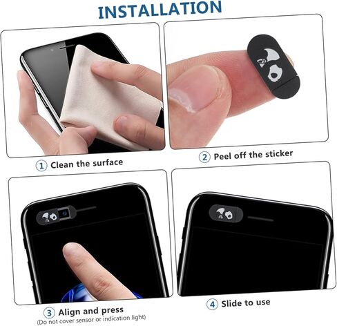 6PCS Ultra Thin Webcam Cover Slide for Laptop and Tablet Privacy Protection Shutter Anti-Peeping Lens in Kuwait