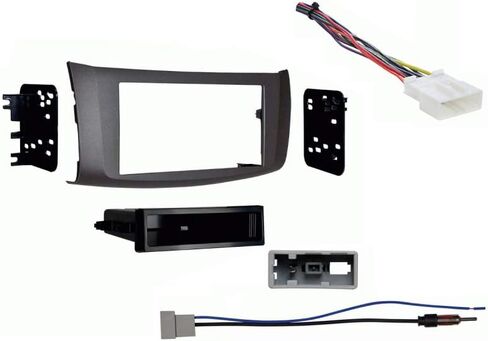 Harmony Audio Compatible with Nissan Sentra 2013 2014 2015 2016 2017 2018 Single DIN Stereo Harness Radio Install Dash Kit Package in Saudi Arabia