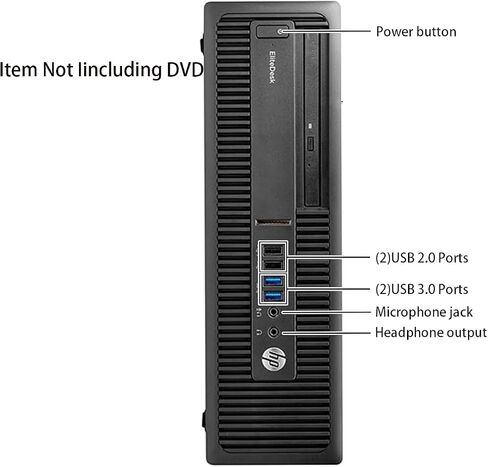 HP ProDesk 600 G1 SFF Desktop Computer PC, Intel Pentium G3420 Processor, 16GB RAM, 256GB SSD, DisplayPort, Keyboard & Mouse, WiFi, Windows 11 Pro (Renewed) in Saudi Arabia