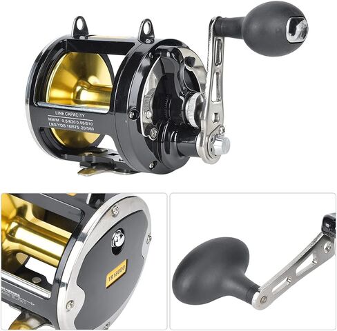 Metal Boat Iron Plate Trolling Fishing Reel High Strength Power Line Reel for Sea Fishing All Metal in Saudi Arabia
