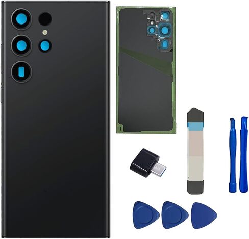 Galaxy S23 Ultra Green Back Glass Replacement for Samsung Galaxy S23 Ultra 5G Back Glass Cover with Pre-Installed Camera Lens and Adhesive + Repair Tool Kits Needle in Saudi Arabia