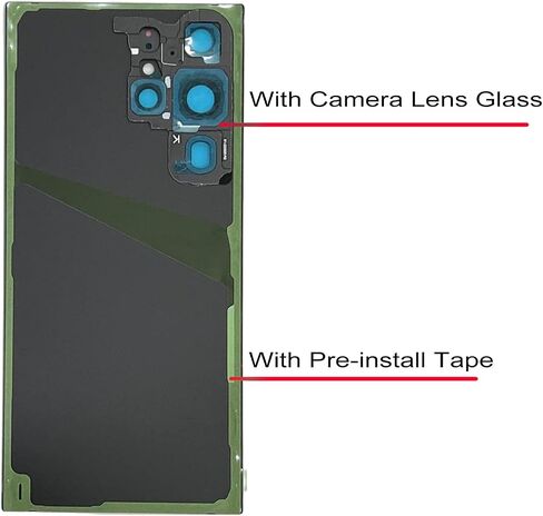 Galaxy S23 Ultra Green Back Glass Replacement for Samsung Galaxy S23 Ultra 5G Back Glass Cover with Pre-Installed Camera Lens and Adhesive + Repair Tool Kits Needle in Saudi Arabia