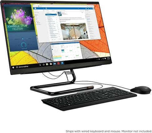 كمبيوتر مكتبي Lenovo IdeaCentre AIO 3 الكل في واحد، شاشة 23.8 بوصة FHD IPS مضادة للتوهج، معالج Intel رباعي النواة i3-10100T، ذاكرة وصول عشوائي 16 جيجابايت، 1 تيرابايت SSD Win10 مع ملحق ICP in Kuwait