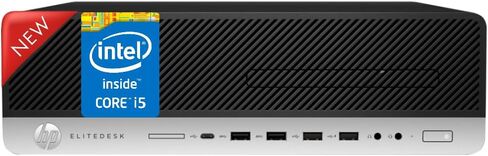 كمبيوتر سطح المكتب HP EliteDesk 800 G5 SFF الجديد • Intel Core i5 • ذاكرة الوصول العشوائي DDR4 سعة 32 جيجابايت • SSD سعة 1 تيرابايت • WiFi • لوحة المفاتيح والماوس • DisplayPort • Windows 11 in Kuwait