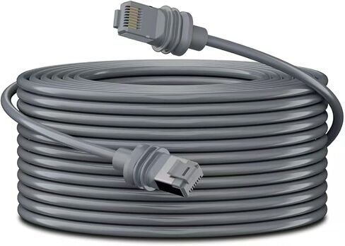 Elfcam® - كابل تمديد إيثرنت Starlink Gen 3 بطول 70 مترًا/229.6 قدمًا - 24AWG Cat6، حتى 10 جيجابت في الثانية، IP68 مقاوم للماء خارجي/داخلي RJ45 التوصيل والتشغيل in Kuwait