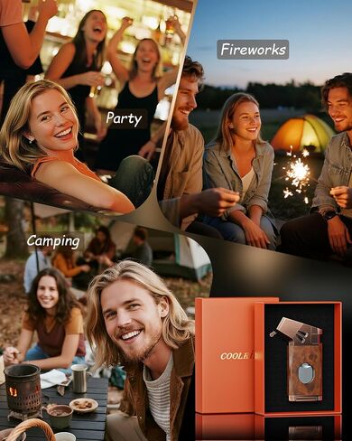 5-in-1 Torch Lighter with Straight Cutter, Punch, Holder, Draw Enhancer Tool, Windproof Jet Flame Lighter, Butane Refillable Torch Lighters, Butane Lighter Gifts for Men, Multifunctional Accessories in Saudi Arabia