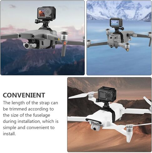 حامل كاميرا محول ممتد من COHEALI للطائرة بدون طيار مع برغي متوافق مع Air Pro Mini Action وكاميرات 360 درجة، ملحق تثبيت بتصميم حلقة خطافية سهلة التركيب in Saudi Arabia