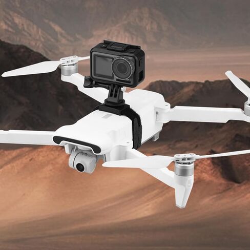حامل كاميرا محول ممتد من COHEALI للطائرة بدون طيار مع برغي متوافق مع Air Pro Mini Action وكاميرات 360 درجة، ملحق تثبيت بتصميم حلقة خطافية سهلة التركيب in Saudi Arabia