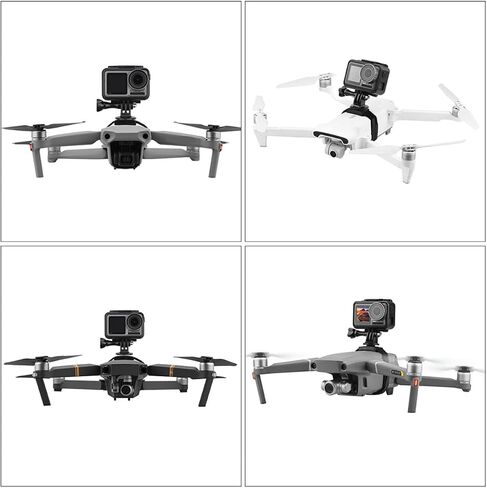 Drone Camera Extension Bracket with Anti-Skid Rubber Pad and Double-Sided Tape Compatible with Mini Pro Quick Installation Screw Mount Adapter in Saudi Arabia