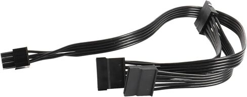 L02-2Pcs 6 دبوس إلى 3X SATA سائق كابل الطاقة ل E/VGA 650 750 850 1000 1600 2000 G2 G3 P2 T2 in Saudi Arabia