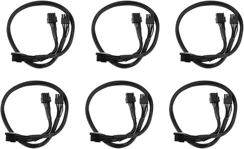 6X PSU 8Pin إلى 8Pin(6+2) Pin Pcie وحدات كابل إمداد الطاقة لـ E/VGA G2 G3 P2 T2 GS 650 750 850 in Saudi Arabia