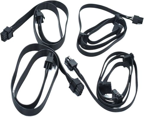 10 قطعة/الوحدة GPU PCIe 8Pin 6 + 2Pin 8Pin CPU 4 + 4Pin SATA وحدات كابل الطاقة ل E/VGA G2 G3 G5 GA P2 T2 (PCI-E8PIN) in Kuwait