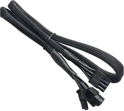 قسط 6X 8 دبوس إلى 8 دبوس (6 + 2) PCIE V/GA ​​كابل العرض فليكس ل E/VGA 650 750 850 1000 1600 2000 G2 G3 P2 T2 GS in Saudi Arabia