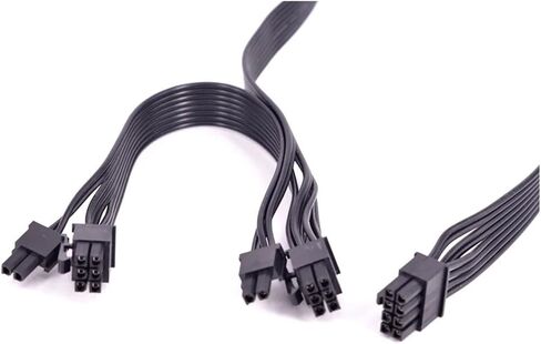 for E/VGA 850w 750w 650w 550w 450w B3 Power Supply 24Pin 6+2pin PCIe GPU 8Pin CPU 4+4pin SATA IDE PSU Cable(6pin to 3 IDE) in Saudi Arabia