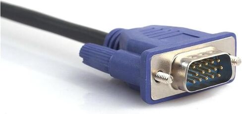كابل تمديد 1.5/3 متر فولت/GA كمبيوتر M>oni>tor V/GA ​​M/M سلك HD 15Pin ذكر إلى ذكر V/GA ​​سلك نحاسي لجهاز عرض الكمبيوتر (1.5 متر) in Saudi Arabia