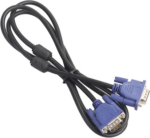 كابل تمديد 1.5/3 متر فولت/GA كمبيوتر M>oni>tor V/GA ​​M/M سلك HD 15Pin ذكر إلى ذكر V/GA ​​سلك نحاسي لجهاز عرض الكمبيوتر (1.5 متر) in Saudi Arabia