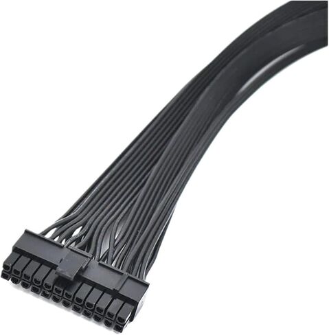 10Pin+18Pin to 24Pin 18AWG Black Flat Modular Power Cable for E/VGA G+ G2 G3 P2 T2 Series PSU in Saudi Arabia