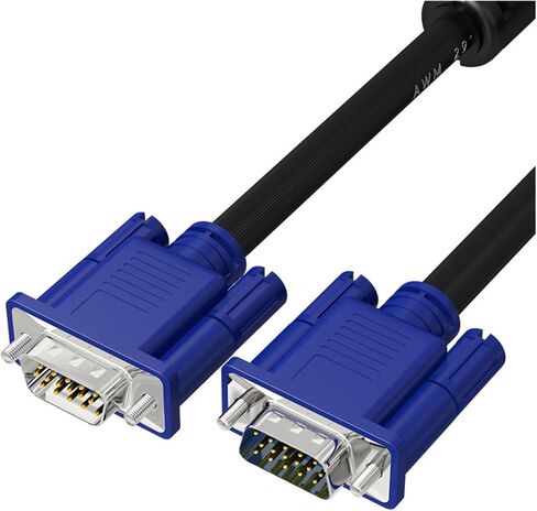 30CM 1.5m 300cm 5m 10m 1080P V/GA Extension Cable HD 15 Pin Male to Male Wire Copper Core for PC Computer M>oni>tor Projector(5M) in Saudi Arabia