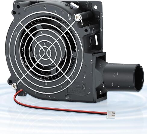 IP67 120mm x 32mm 12v DC Cooling Blower Fan Dual Ball Bearing 2pin Brushless Motor High Airflow for Ventilation Inflatable Replacement, Amp, BBQ in Saudi Arabia