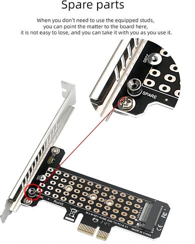 بطاقة توسيع محول M.2 NVME إلى PCIe X1، 32 جيجابت في الثانية، تدعم PCIe 4.0(X1/X2/X8/X16)، متوافقة مع الإصدارات السابقة PCIe 3.0، (2230/2242/2260/2280) محركات الأقراص الصلبة لبروتوكول M.2 NVME، لنظام التشغيل Windows وMac وLinux. in Kuwait