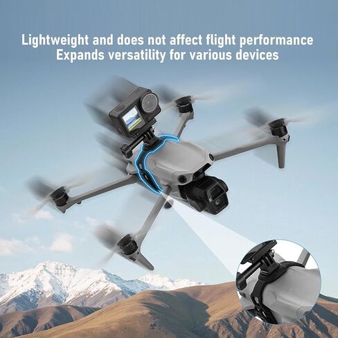 Camera Expansion Mount Bracket, Camera Desktop Base Stand Expansion Adapter Fit for 3 3PRO, 2Pro Zoom Air2, 3, 3s Drone in Saudi Arabia