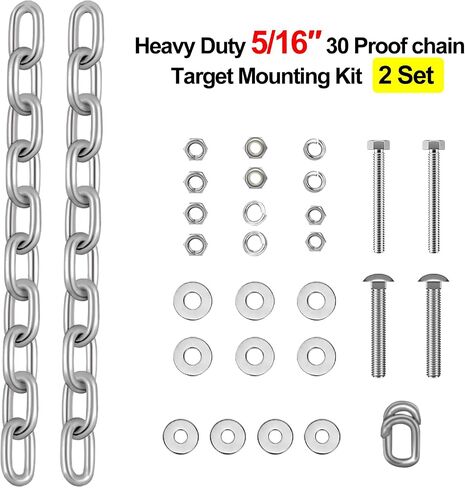 Highwild Target Mounting Kit AR500 Gong Targets Hanging Chain & Straps in Saudi Arabia