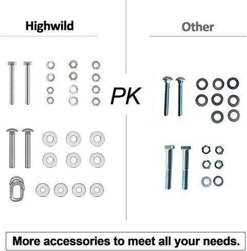Highwild Target Mounting Kit AR500 Gong Targets Hanging Chain & Straps in Saudi Arabia