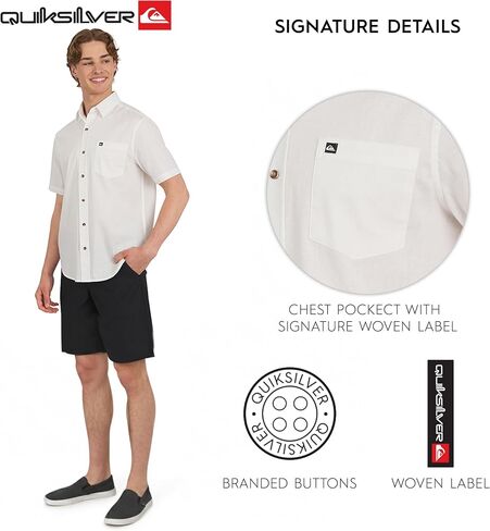 Quiksilver للرجال القطن الممتاز المنسوج المنسوج in Saudi Arabia
