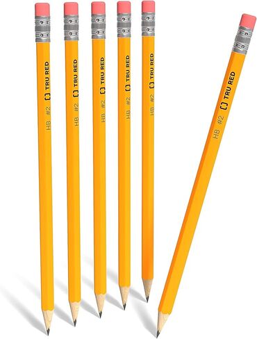 TRU RED Wooden Pencil, 2.2Mm, 2 Medium Lead in Saudi Arabia