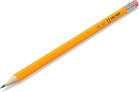 TRU RED Wooden Pencil, 2.2Mm, 2 Medium Lead in Saudi Arabia