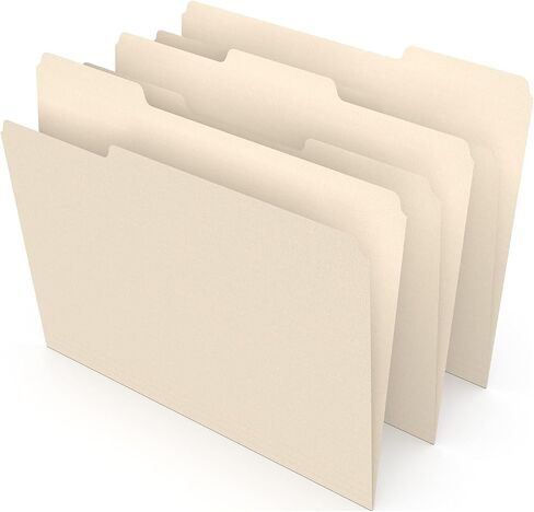 Staples 344939 Colored 3-Tab File Folders Legal Assorted Colors 100/Pack in Saudi Arabia