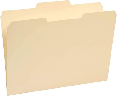 Staples 344939 Colored 3-Tab File Folders Legal Assorted Colors 100/Pack in Saudi Arabia