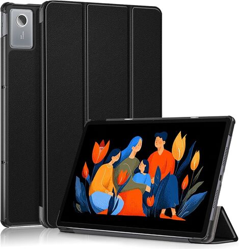 حافظة لجهاز Lenovo Idea Tab Plus 12.1 بوصة، حافظة قابلة للطي رفيعة للغاية من جلد البولي يوريثان مع خاصية التنبيه/النوم التلقائي لجهاز Lenovo Xiaoxin Pad 12.1 (2025) 12.1 بوصة، أزرق داكن in Kuwait