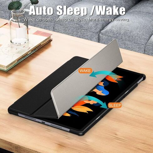 حافظة لجهاز Lenovo Idea Tab Plus 12.1 بوصة، حافظة قابلة للطي رفيعة للغاية من جلد البولي يوريثان مع خاصية التنبيه/النوم التلقائي لجهاز Lenovo Xiaoxin Pad 12.1 (2025) 12.1 بوصة، أزرق داكن in Kuwait