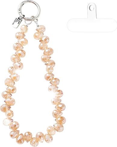 Beaded Phone Wrist Strap, Sparkling Phone Charms Strap, Cute Cellphone Lanyard, Anti Theft iPhone Chain Lanyard in Kuwait