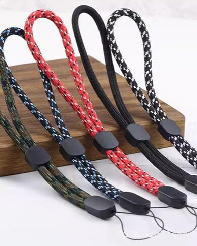 6PCS Braided Phone Wrist Strap with Tether Tab, Durable Adjustable Phone Lanyard for Cell Phones, AirPods, Keys, Cameras, Hands-Free Phone Charm Cellphone Lanyard for Women and Men in Saudi Arabia