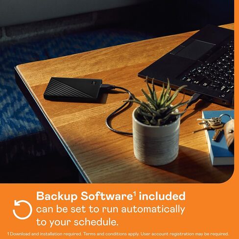Western Digital WD 5TB My Passport Portable External Hard Drive, Black - WDBPKJ0050BBK-WESN (Renewed) in Saudi Arabia