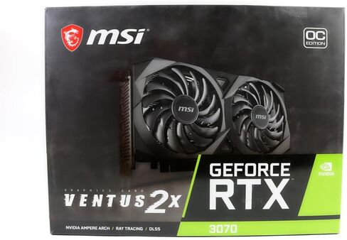 بطاقة رسومات MSI Gaming RTX 3070 8GB GDRR6 GeForce RTX 3070 VENTUS 2X OC in Saudi Arabia