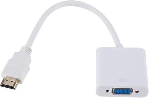 HDMI-متوافق مع محول V/GA ​​عالي الدقة 1080P رقمي تناظري HDMI HDTV ذكر إلى أنثى محول سلك لأجهزة الكمبيوتر المحمولة والكمبيوتر اللوحي (أسود) in Kuwait
