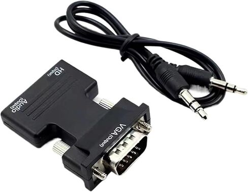 HDMI-Compatible to V/GA Adapter Converter Full HD 1080P HDMI to for PC to HDTV Projector Video in Saudi Arabia