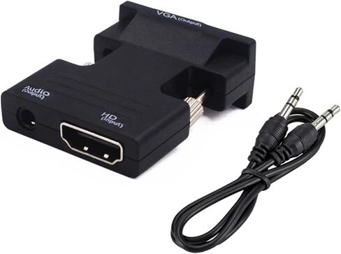 HDMI-Compatible to V/GA Adapter Converter Full HD 1080P HDMI to for PC to HDTV Projector Video in Saudi Arabia