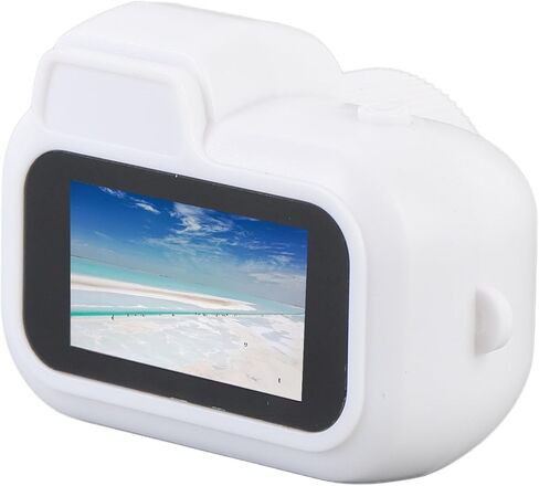 Mini Keychain Camera, 1080P HD Video Camera with 0.96in Color Screen, Portable Micro Camcorder Vlog Camera for Daily Life Travel Recording, 180mAh Battery, 128GB Expansion (White) in Saudi Arabia