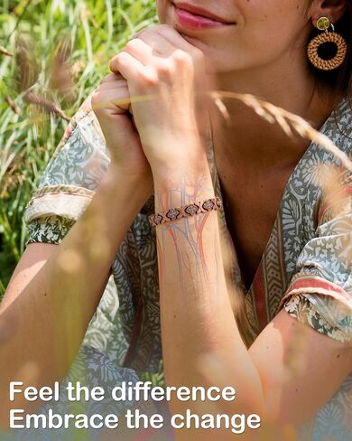 Feraco Pure Copper Bracelets for Women, Ultra Strength Magnet Therapy Bracelet for Pain with 3800 Gauss Magnets & Sparkling Zirconia, Adjustable with Sizing Tool in Kuwait