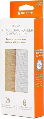 Full Circle Renew Collection Multifunctional Recycled Microfiber Cloths, Set of 5, Multicolor in Saudi Arabia