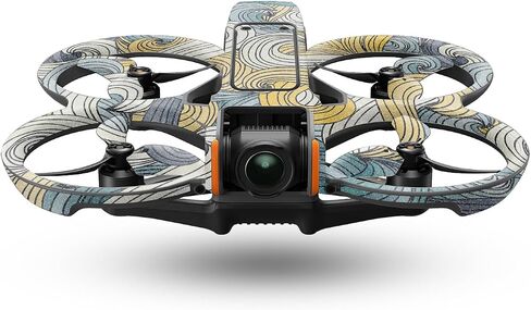 Drone Skin Compatible with DJI Avata 2 (2024) - Turbulence - Premium 3M Vinyl Protective Wrap Decal Cover - Easy to Apply | Crafted in The USA by MightySkins in Saudi Arabia